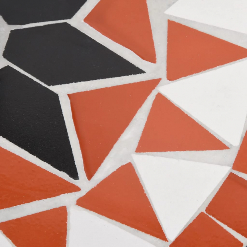 Sonnenschirmständer Terrakotta und Weiß Rund 12 kg