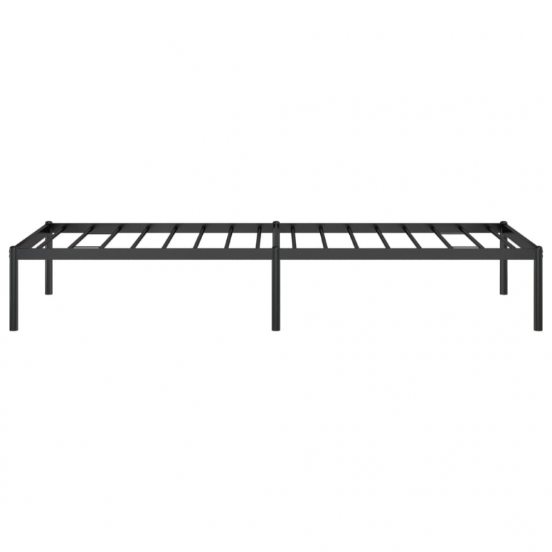 Bettgestell Metall Schwarz 75x190 cm