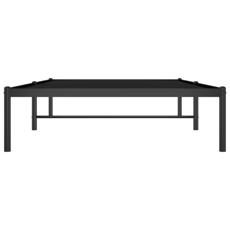 Bettgestell Metall Schwarz 100x190 cm