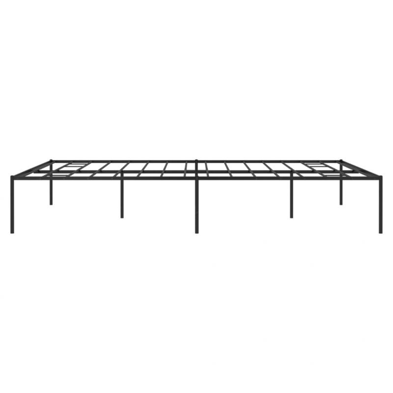 Bettgestell Metall Schwarz 140x190 cm