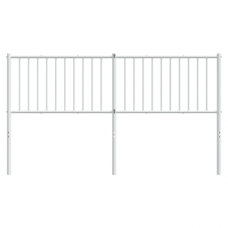 Kopfteil Metall Weiß 160 cm