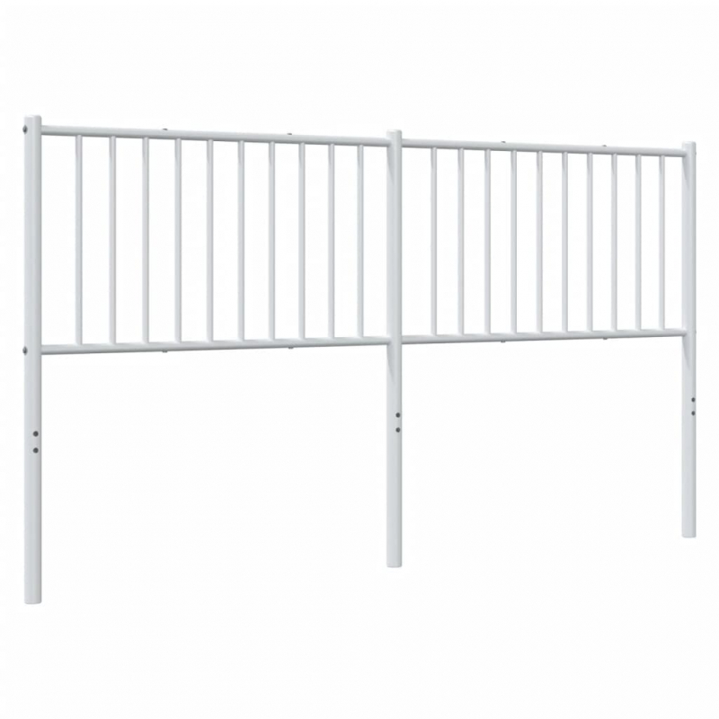 Kopfteil Metall Weiß 160 cm