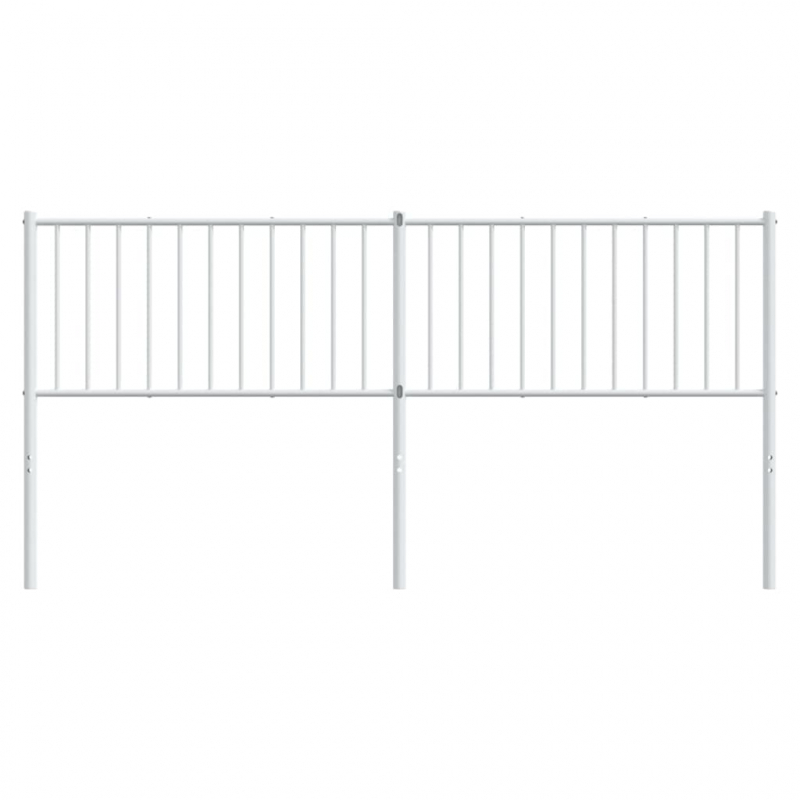 Kopfteil Metall Weiß 180 cm