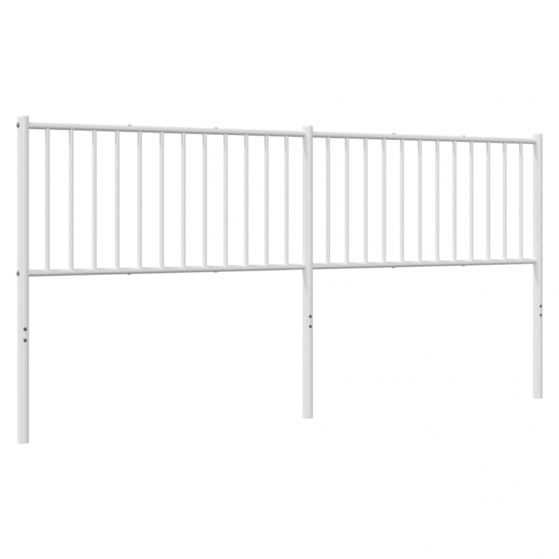 Kopfteil Metall Weiß 193 cm