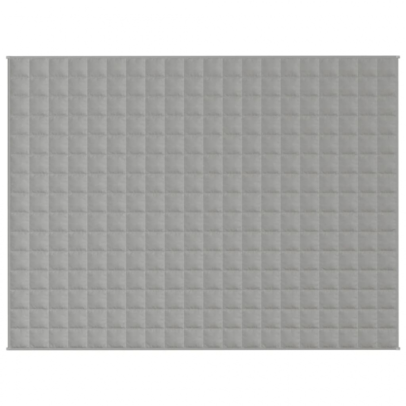 Gewichtsdecke Grau 152x203 cm 11 kg Stoff