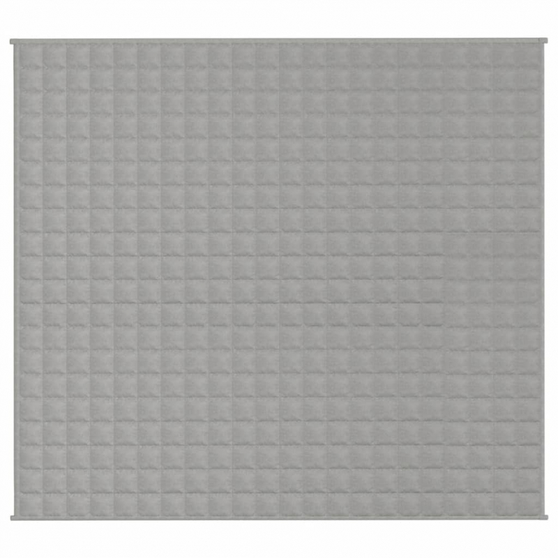 Gewichtsdecke Grau 200x220 cm 9 kg Stoff