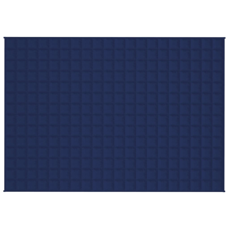 Gewichtsdecke Blau 140x200 cm 6 kg Stoff