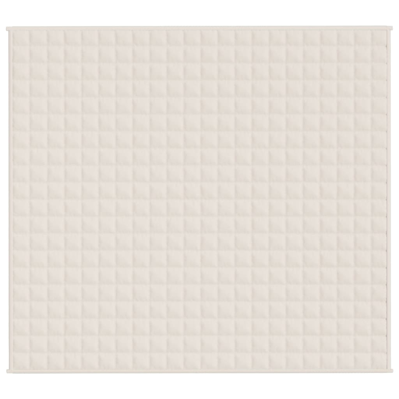 Gewichtsdecke Hellcreme 200x230 cm 13 kg Stoff