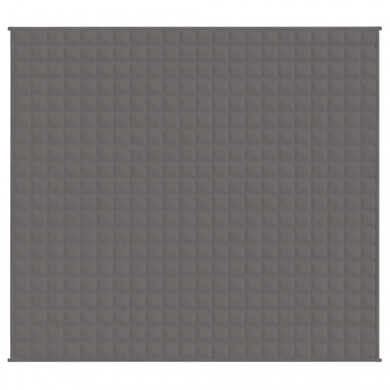 Gewichtsdecke Grau 200x230 cm 9 kg Stoff