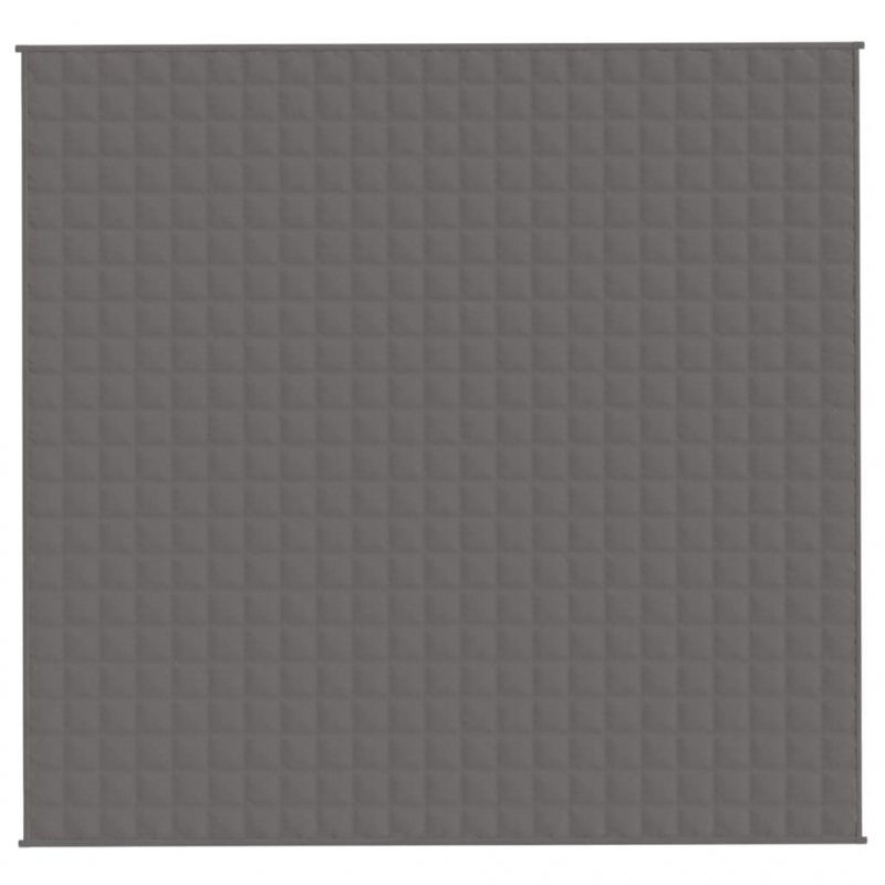 Gewichtsdecke Grau 220x240 cm 11 kg Stoff