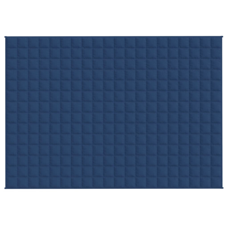 Gewichtsdecke Blau 140x200 cm 6 kg Stoff