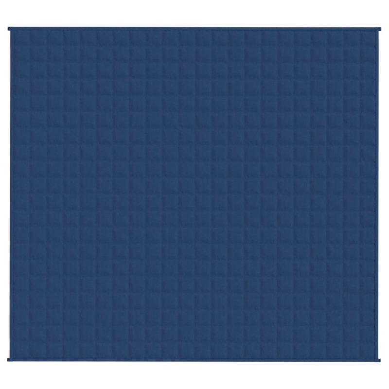 Gewichtsdecke Blau 200x230 cm 9 kg Stoff