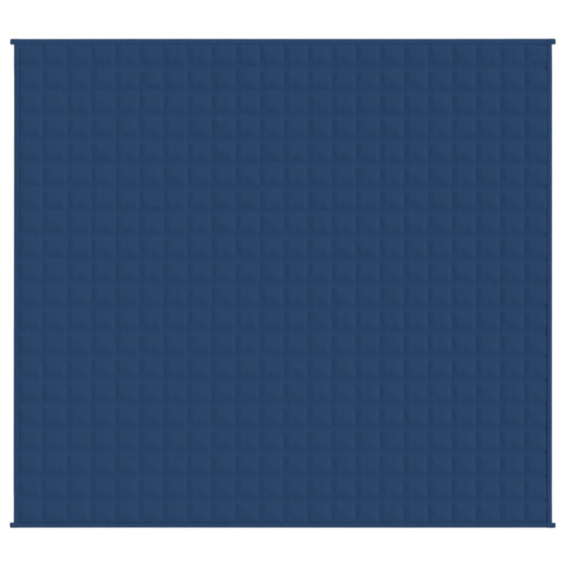 Gewichtsdecke Blau 220x240 cm 15 kg Stoff