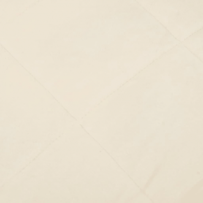 Gewichtsdecke Hellcreme 200x230 cm 13 kg Stoff