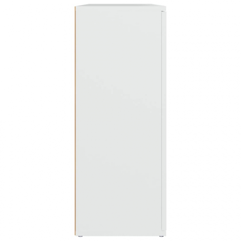 Sideboard Weiß 91x29,5x75 cm Holzwerkstoff