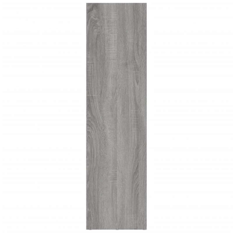 Bücherschrank/TV-Schrank Grau Sonoma 36x30x114 cm Holzwerkstoff