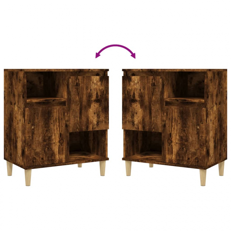 Sideboard Räuchereiche 60x35x70 cm Holzwerkstoff