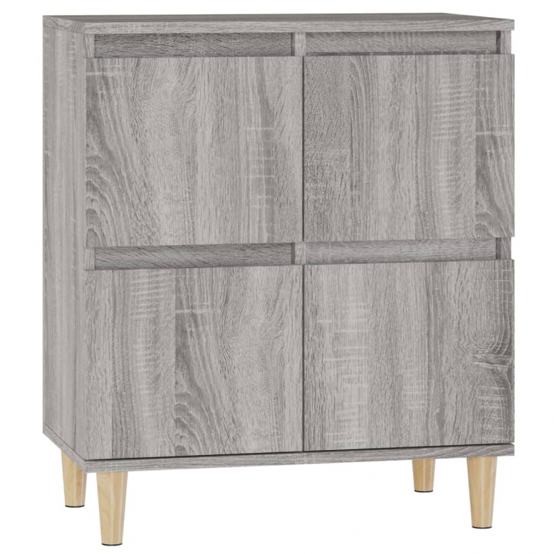 Sideboard Grau Sonoma 60x35x70 cm Holzwerkstoff
