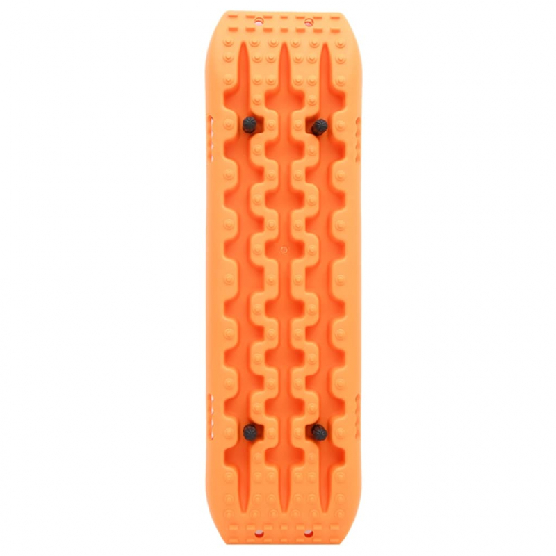 Traktionsmatten 2 Stk. Orange 106x30,5x7 cm Nylon