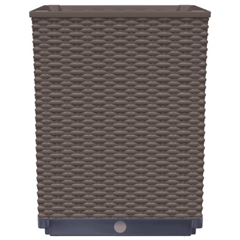 Pflanzkübel 2 Stk. Braun 30x30x37 cm Polypropylen