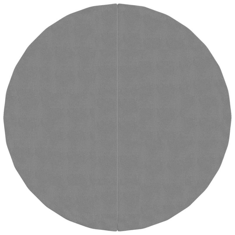 Pool-Bodentuch Hellgrau Ø244 cm Polyester Geotextil