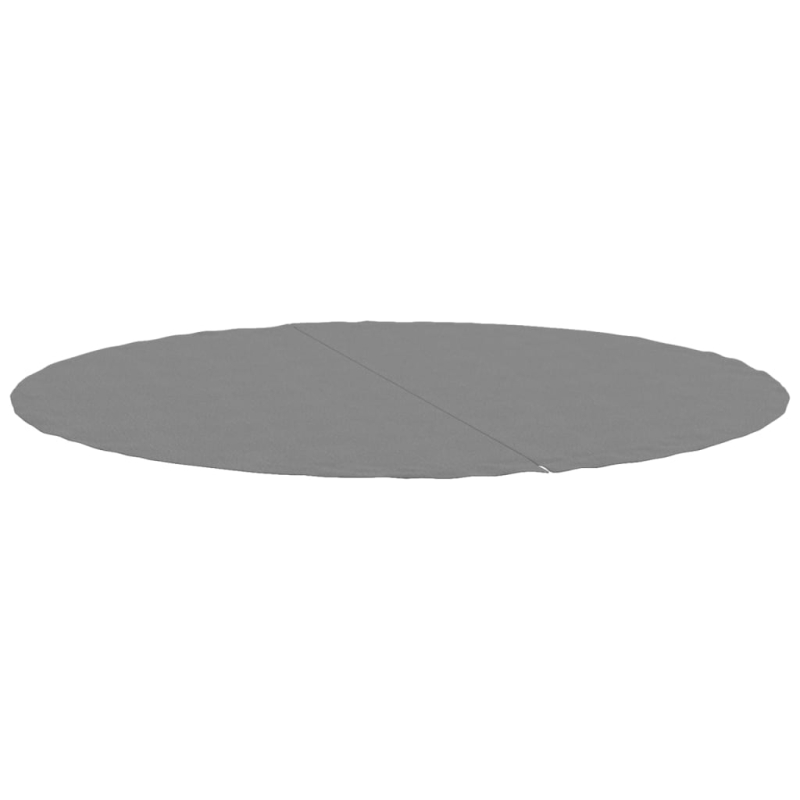 Pool-Bodentuch Hellgrau Ø244 cm Polyester Geotextil