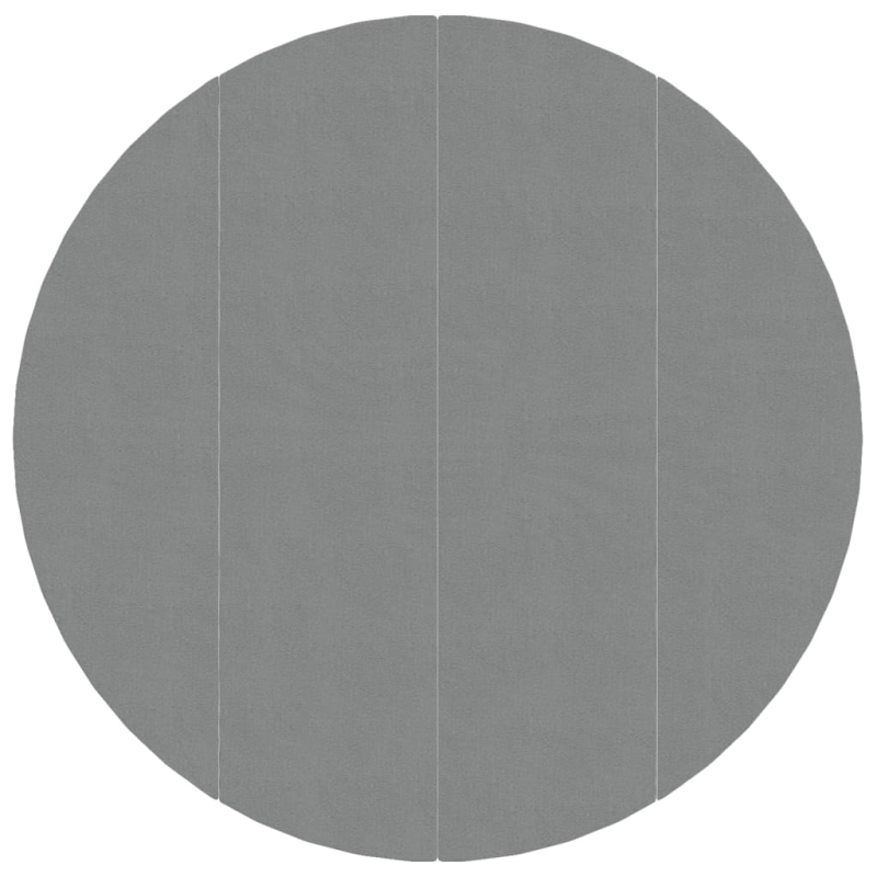 Pool-Bodentuch Hellgrau Ø428 cm Polyester Geotextil