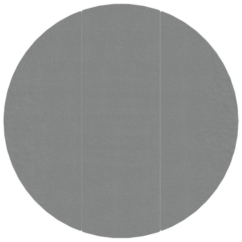 Pool-Bodentuch Hellgrau Ø396 cm Polyester Geotextil
