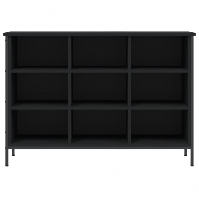 Schuhregal Schwarz 100x35x70 cm Holzwerkstoff