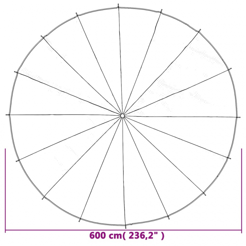 Schwungtuch für Kinder Ø6 m Stoff