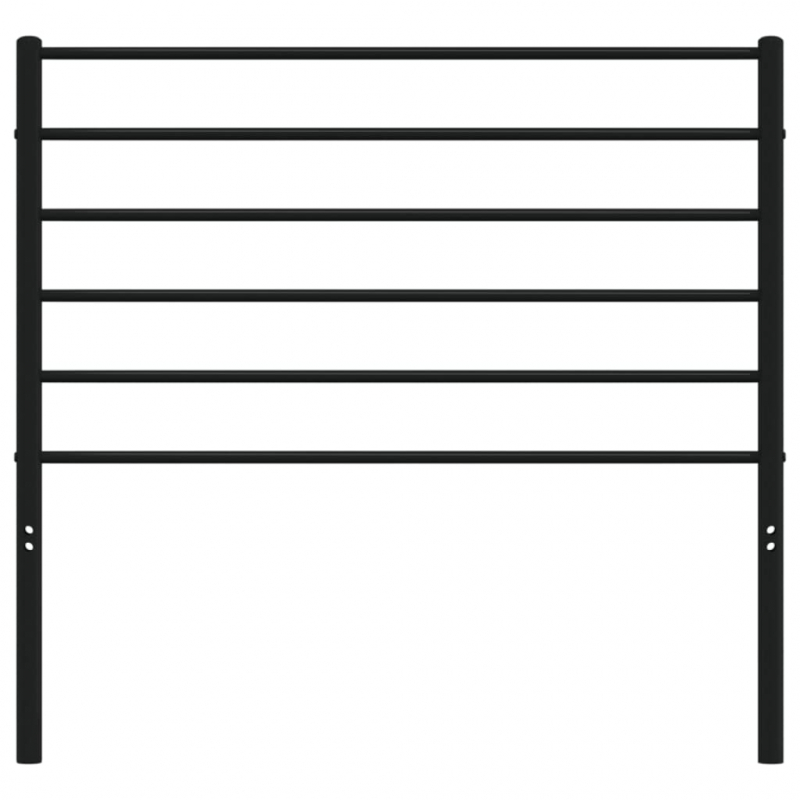 Kopfteil Metall Schwarz 100 cm