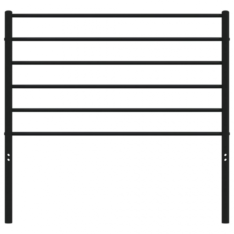 Kopfteil Metall Schwarz 107 cm