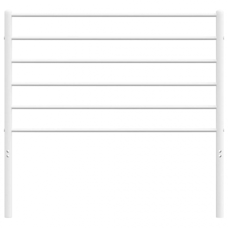 Kopfteil Metall Weiß 100 cm