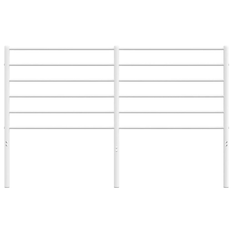 Kopfteil Metall Weiß 140 cm