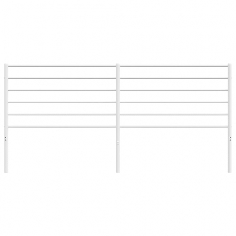 Kopfteil Metall Weiß 193 cm