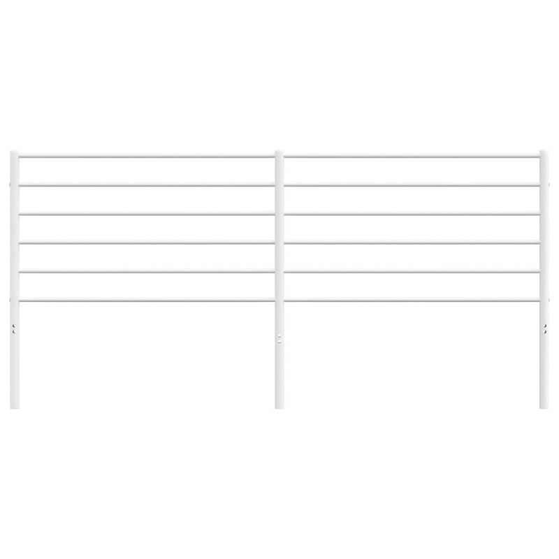 Kopfteil Metall Weiß 200 cm