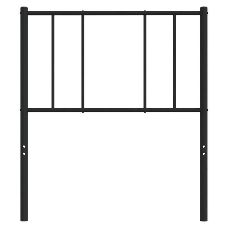 Kopfteil Metall Schwarz 90 cm