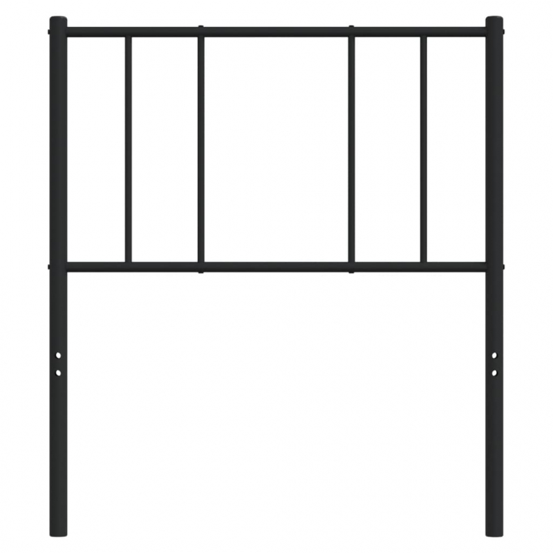 Kopfteil Metall Schwarz 100 cm