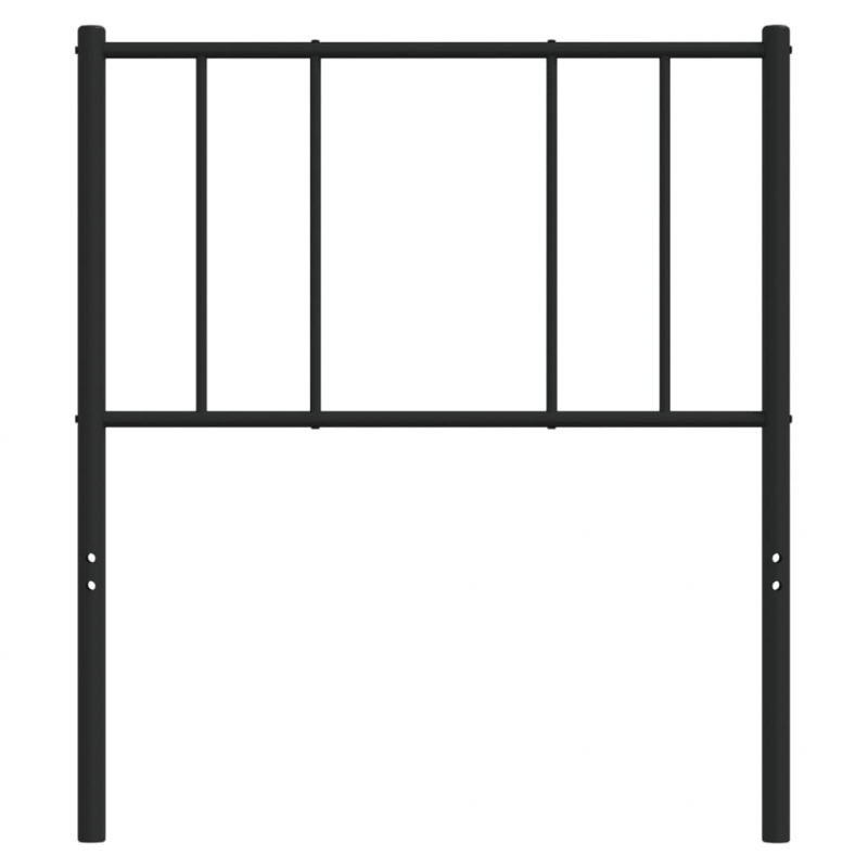 Kopfteil Metall Schwarz 107 cm