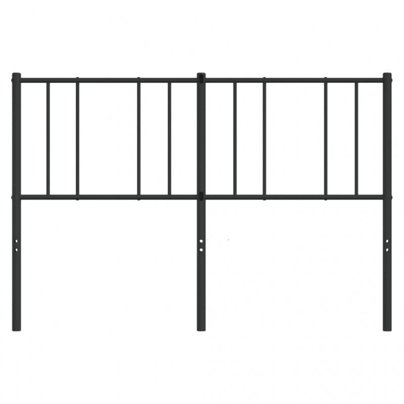 Kopfteil Metall Schwarz 140 cm