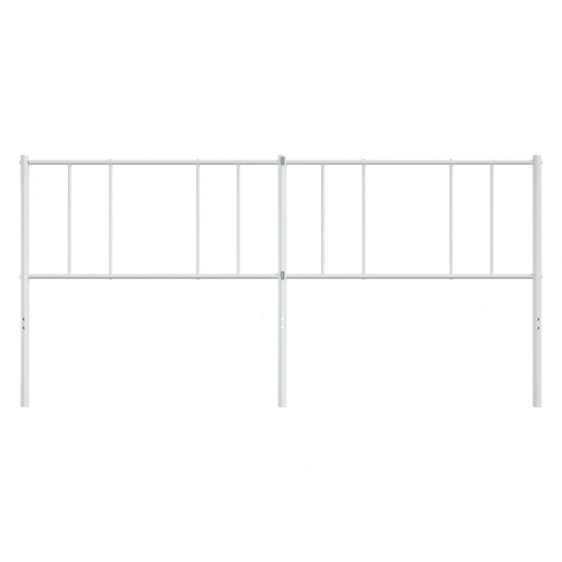 Kopfteil Metall Weiß 200 cm