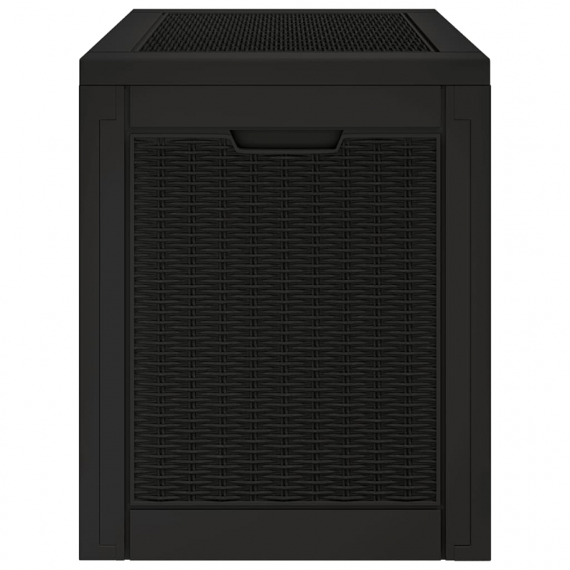 Gartenbox Schwarz 55,5x43x53 cm Polypropylen