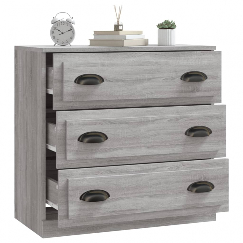 Sideboard Grau Sonoma 70x35,5x67,5 cm Holzwerkstoff