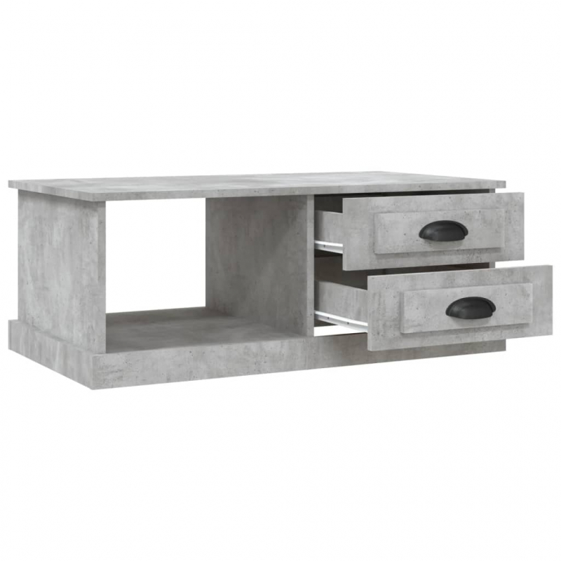 Couchtisch Betongrau 90x50x35 cm Holzwerkstoff