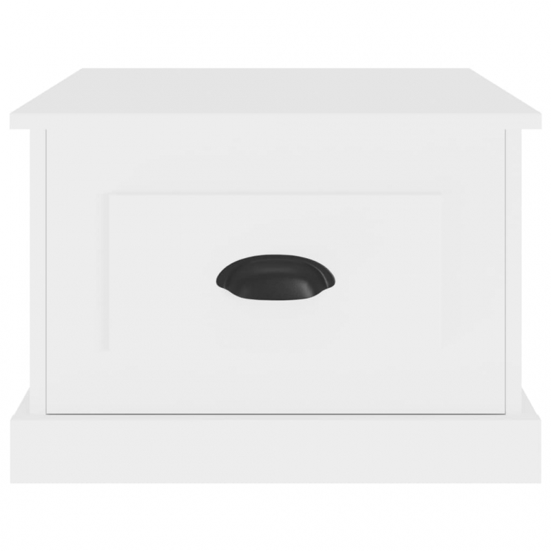 Couchtisch Weiß 50x50x35 cm Holzwerkstoff