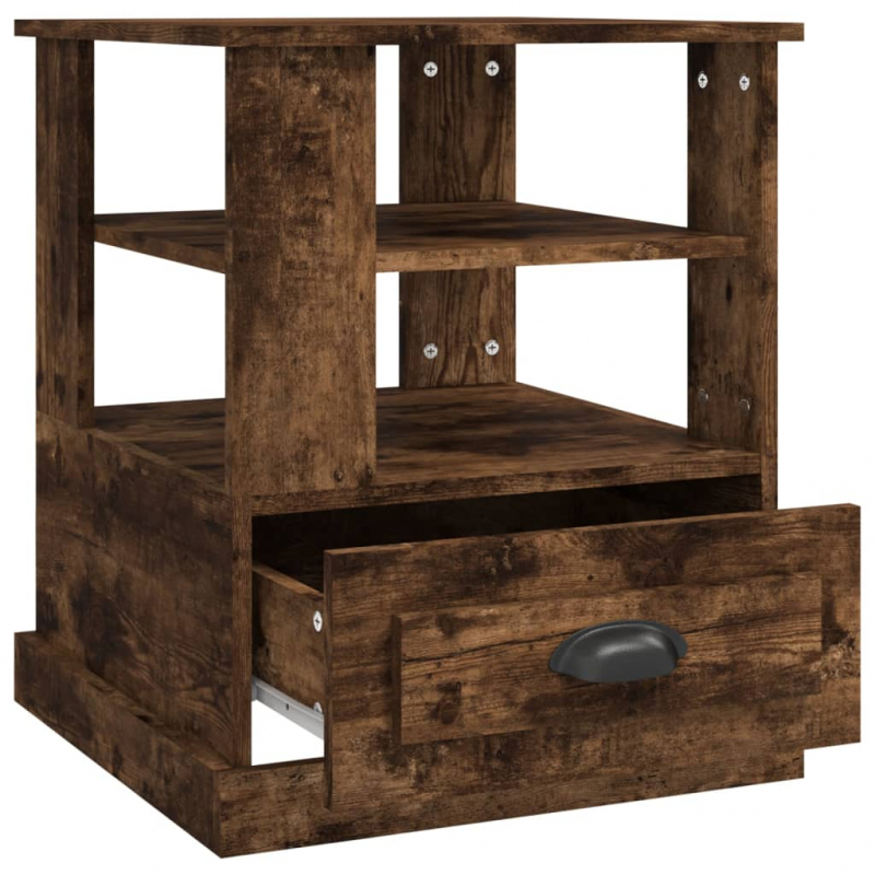 Beistelltisch Räuchereiche 50x50x60 cm Holzwerkstoff