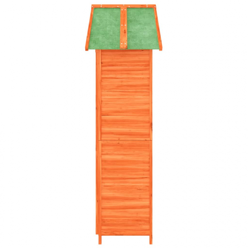 Geräteschuppen Braun 89x52,5x175 cm Massivholz Kiefer