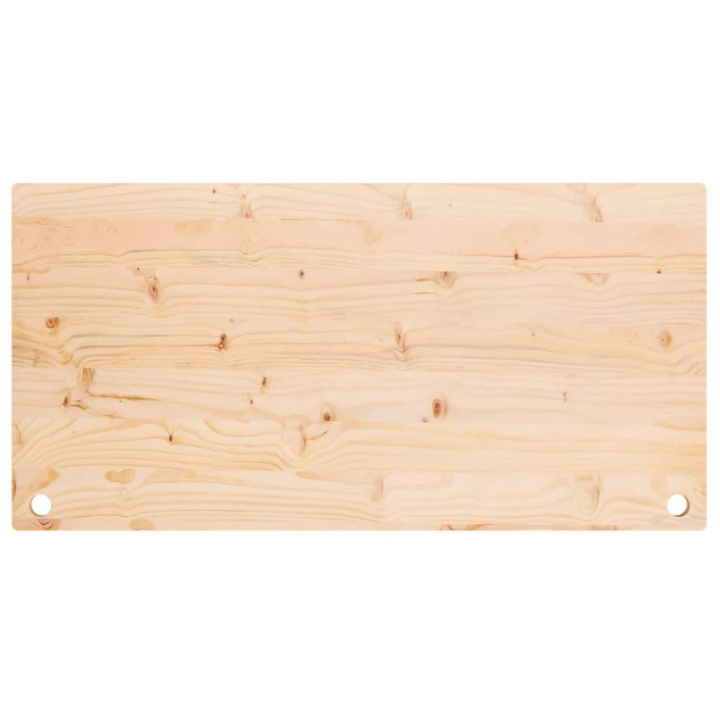 Schreibtischplatte 110x60x2,5 cm Massivholz Kiefer