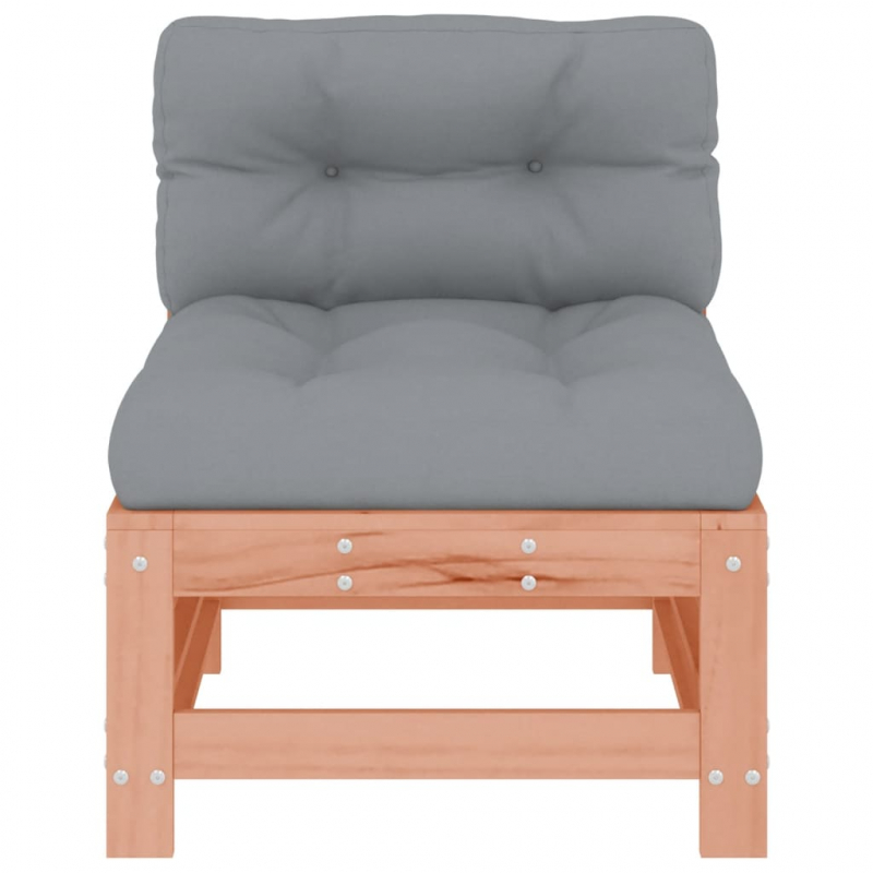 Mittelsofas mit Kissen 2 Stk. Massivholz Douglasie