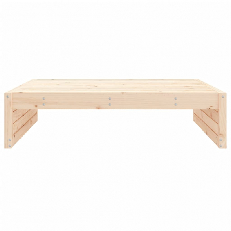 Gartenhocker 120x80 cm Massivholz Kiefer